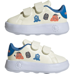 adidas Advantage Sneaker Kinder KI0740 - off white/lucid orange/ray blue 23