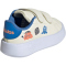 adidas Advantage Sneaker Kinder KI0740 - off white/lucid orange/ray blue 23