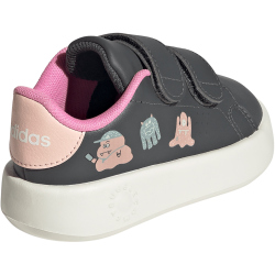 adidas Advantage Sneaker Kinder IH9694 - grey six/off white/bliss pink 23