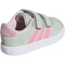 adidas VL Court 3.0 Sneaker Kinder JQ4515 - linen green/bliss pink/clear pink 19