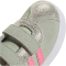 adidas VL Court 3.0 Sneaker Kinder JQ4515 - linen green/bliss pink/clear pink 19