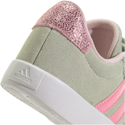 adidas VL Court 3.0 Sneaker Kinder IH1652 - linen green/bliss pink/clear pink 28