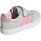adidas VL Court 3.0 Sneaker Kinder IH1652 - linen green/bliss pink/clear pink 28