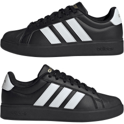 adidas Street Talk Sneaker Damen JR4700 - core black/cloud white/gold met. 36 2/3