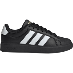 adidas Street Talk Sneaker Damen JR4700 - core black/cloud white/gold met. 38