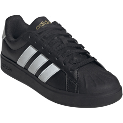 adidas Street Talk Sneaker Damen JR4700 - core black/cloud white/gold met. 38