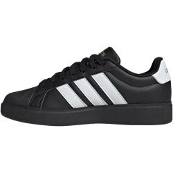 adidas Street Talk Sneaker Damen JR4700 - core black/cloud white/gold met. 38
