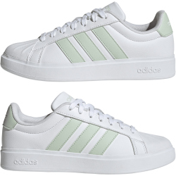 adidas Street Talk Sneaker Damen JQ0702 - cloud white/linen green/cloud white 37 1/3