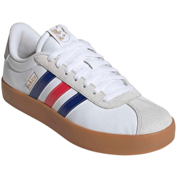 adidas VL Court 3.0 Sneaker Herren HQ0140 - cloud white/pure ruby/mystery ink 40