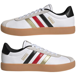adidas VL Court 3.0 Sneaker Herren HQ0137 - cloud white/core black/gold met. 41 1/3