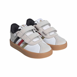 adidas VL Court 3.0 Sneaker Kinder KI3124 - cloud white/core black/gold met. 22