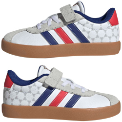 adidas VL Court 3.0 Sneaker Kinder KI5707 - cloud white/pure ruby/mystery ink 30