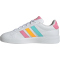 adidas Grand Court 3.0 Sneaker Kinder KI6502 - cloud white/lucid tangerine/bliss pink 37 1/3