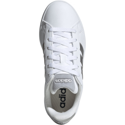 adidas Grand Court 3.0 Sneaker Kinder JP9363 - cloud white/silver met./silver met. 35.5