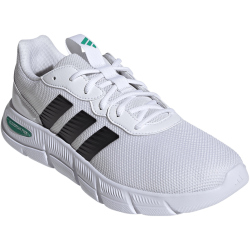 adidas Cloudfoam Flex Laces Sneaker Herren HQ4852 - cloud white/core black/court green 46