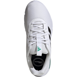 adidas Cloudfoam Flex Laces Sneaker Herren HQ4852 - cloud white/core black/court green 46
