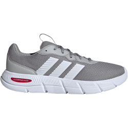 adidas Cloudfoam Flex Laces Sneaker Herren HQ4851 - mgh solid grey/cloud white/better scarlet 46 2/3