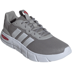 adidas Cloudfoam Flex Laces Sneaker Herren HQ4851 - mgh solid grey/cloud white/better scarlet 46 2/3