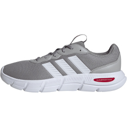 adidas Cloudfoam Flex Laces Sneaker Herren HQ4851 - mgh solid grey/cloud white/better scarlet 46 2/3