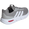 adidas Cloudfoam Flex Laces Sneaker Herren HQ4851 - mgh solid grey/cloud white/better scarlet 46 2/3