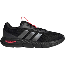 adidas Cloudfoam Flex Laces Sneaker Herren HQ4848 - core black/iron met./lucid red 41 1/3