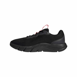 adidas Cloudfoam Flex Laces Sneaker Herren HQ4848 - core black/iron met./lucid red 41 1/3