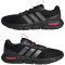 adidas Cloudfoam Flex Laces Sneaker Herren HQ4848 - core black/iron met./lucid red 41 1/3