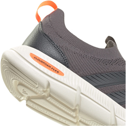 adidas Cloudfoam Flex Laces Sneaker Herren KK3487 - charcoal/carbon/dusky orange 40
