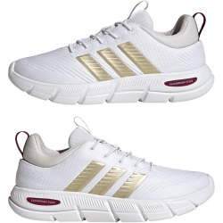 adidas Cloudfoam Flex Laces Sneaker Damen HQ4930 - cloud white/cyber met./crystal white 36 2/3