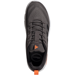 adidas Cloudfoam Flex Laces Sneaker Herren KK3486 - charcoal/core black/pure orange 40 2/3