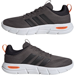 adidas Cloudfoam Flex Laces Sneaker Herren KK3486 - charcoal/core black/pure orange 41 1/3
