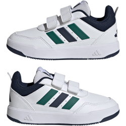 adidas Tensaur Sport 3.0 Sneaker Kinder KI6507 - cloud white/collegiate green/collegiate navy 28