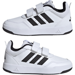 adidas Tensaur Sport 3.0 Sneaker Kinder JQ1843 - cloud white/core black/cloud white 28