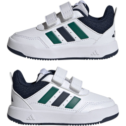 adidas Tensaur Sport 3.0 Sneaker Kinder KI6510 - cloud white/collegiate green/collegiate navy 22