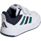 adidas Tensaur Sport 3.0 Sneaker Kinder KI6510 - cloud white/collegiate green/collegiate navy 22