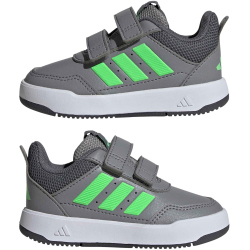 adidas Tensaur Sport 3.0 Sneaker Kinder JQ1848 - grey three/lime burst/grey five 26