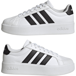 adidas Streettalk Bold Sneaker Damen KJ3856 - cloud white/core black/matte gold 36 2/3
