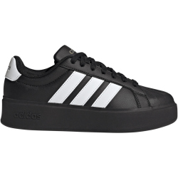 adidas Streettalk Bold Sneaker Damen KJ3855 - core black/cloud white/matte gold 36