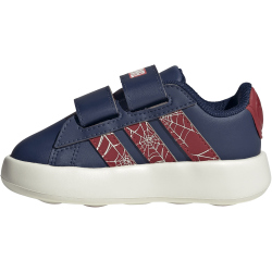 adidas x Marvel Spider-Man Grand Court Sneaker Kinder JS2342 - dark blue/active maroon/off white 19