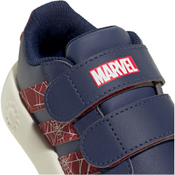 adidas x Marvel Spider-Man Grand Court Sneaker Kinder JS2342 - dark blue/active maroon/off white 19