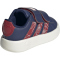 adidas x Marvel Spider-Man Grand Court Sneaker Kinder JS2342 - dark blue/active maroon/off white 19