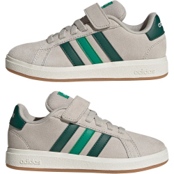 adidas Grand Court 00s Sneaker Kinder IH6416 - wonder alumina/collegiate green/court green 28