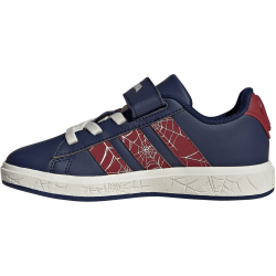 adidas x Marvel Spider-Man Grand Court Sneaker Kinder JS2343 - dark blue/active maroon/off white 32