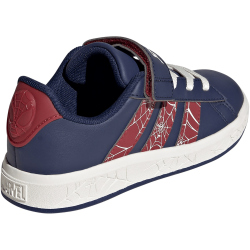 adidas x Marvel Spider-Man Grand Court Sneaker Kinder JS2343 - dark blue/active maroon/off white 32