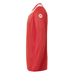 Kempa PEAK Langarmshirt rot/weiß XL