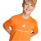 adidas Slogan Single Jersey T-Shirt Jungen KR0493 - orange 128