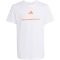 adidas Slogan Single Jersey T-Shirt Jungen KG5189 - white 128