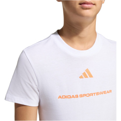 adidas Slogan Single Jersey T-Shirt Jungen KG5189 - white...