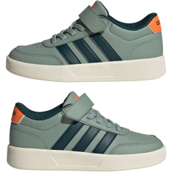 adidas Breaknet 3.0 Sneaker Kinder KI8682 - silver green/aurora ivy/pure orange 30.5
