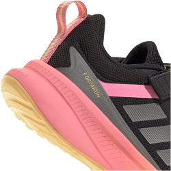 adidas Fortarun 4.0 Sneaker Kinder JR9831 - core black/iron met./bliss pink 28